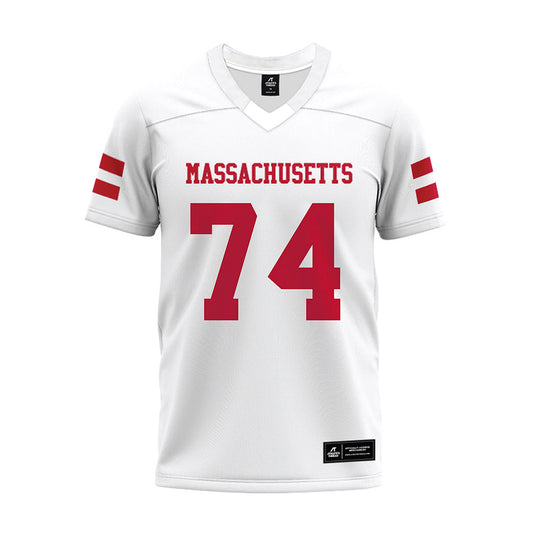 UMass - NCAA Football : Jake McGrath - White Premium Football Jersey-0