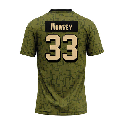 Hawaii - NCAA Football : Jack Mowrey - Green Camo Premium Football Jersey-1