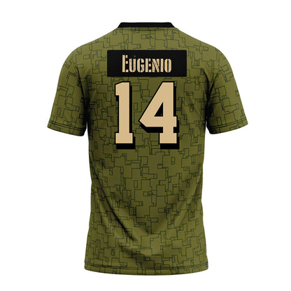 Hawaii - NCAA Football : Maika Eugenio - Green Camo Premium Football Jersey-1