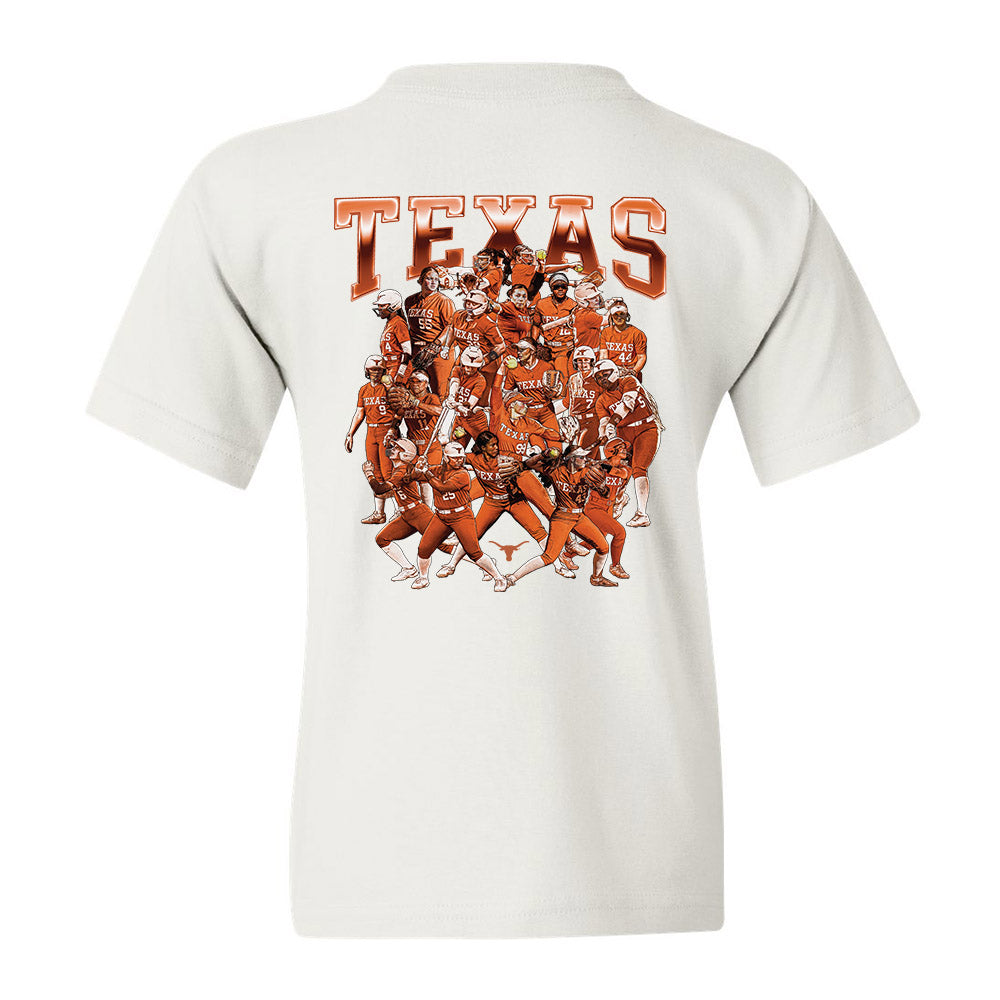 Texas - NCAA Softball : Youth T-Shirt Team Collage