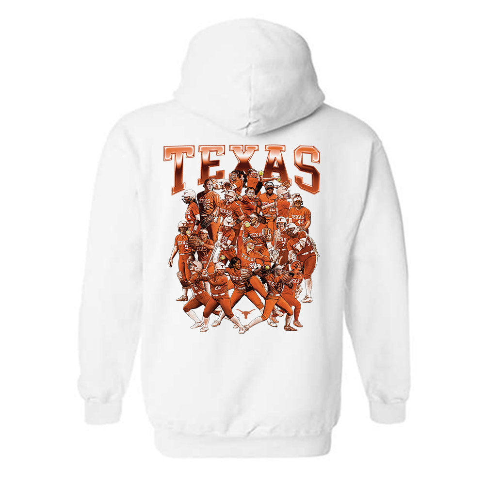 Texas - NCAA Softball : Hooded Sweatshirt Team Collage