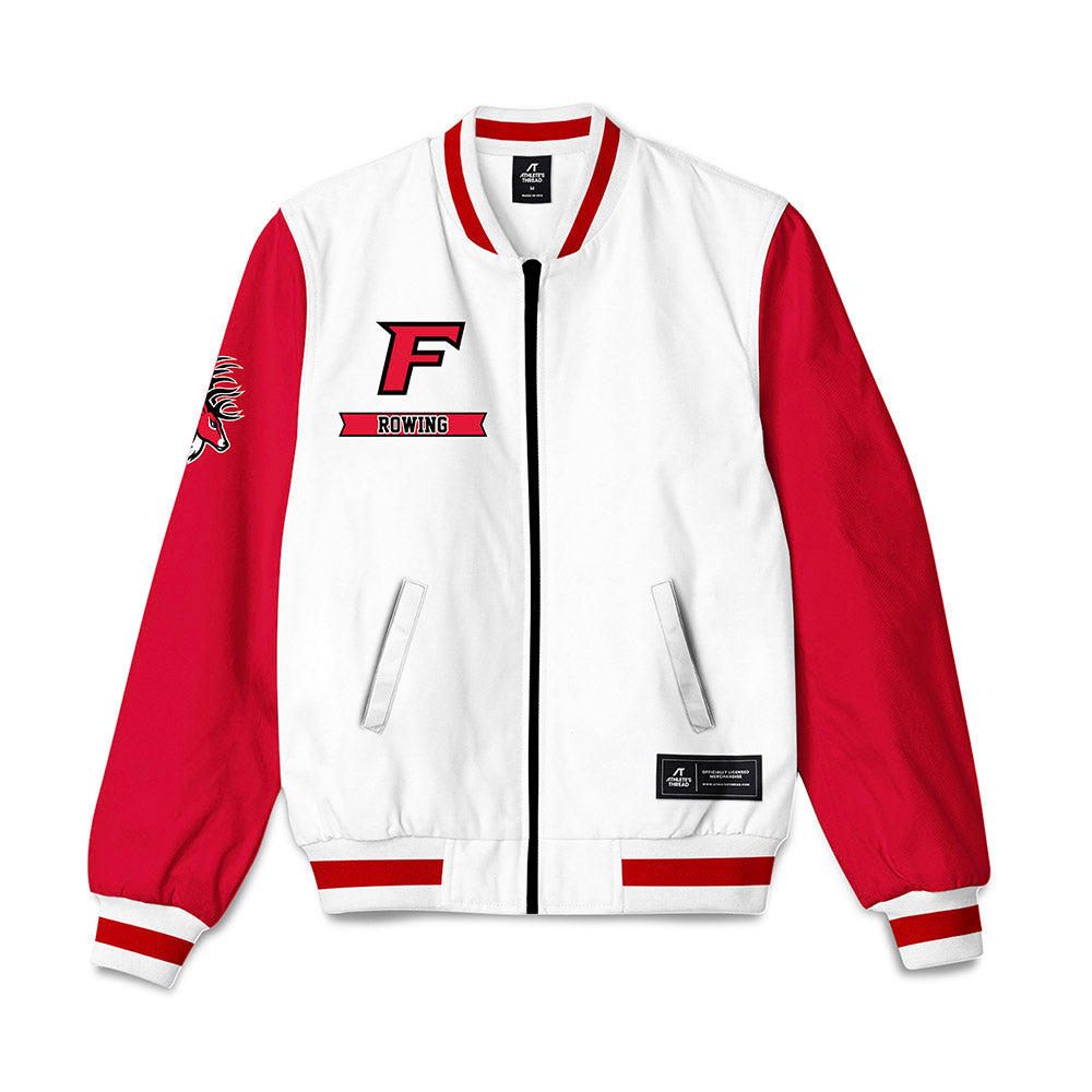 Fairfield - NCAA Men's Rowing : James Hamilton - Bomber Jacket-0