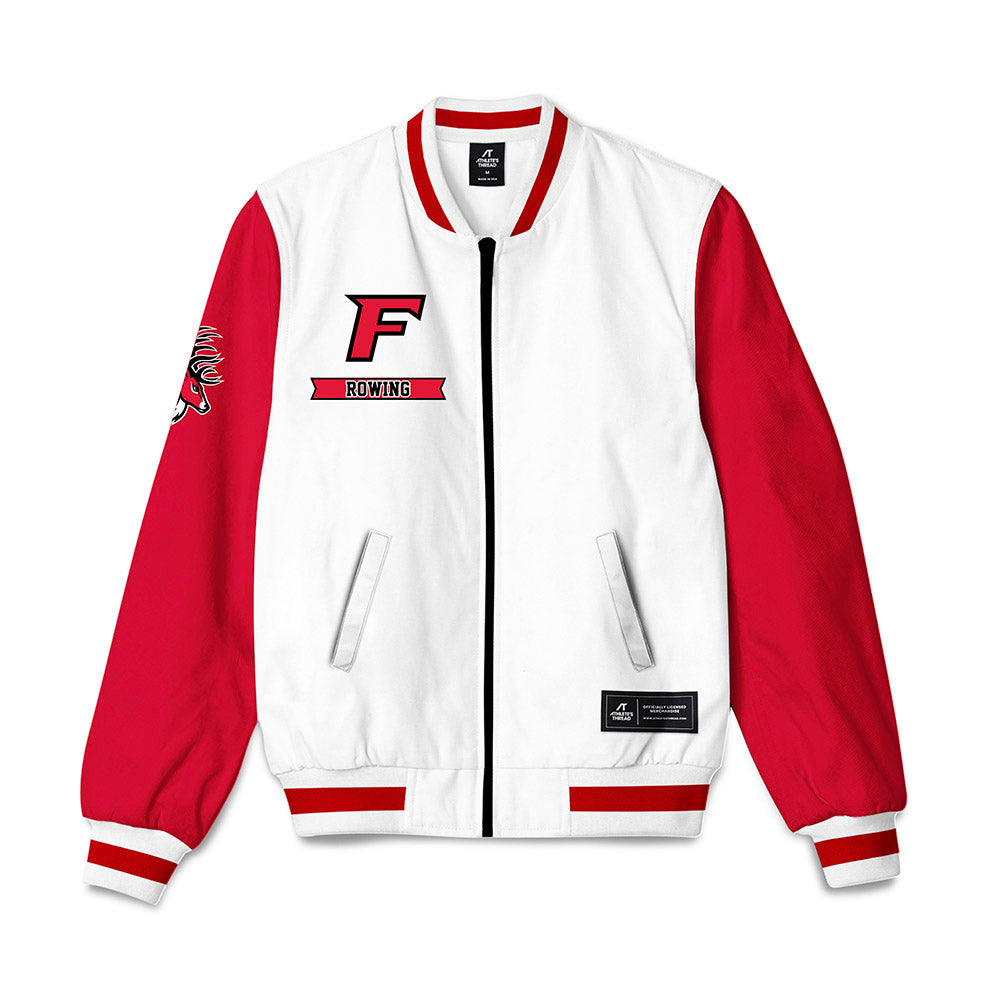 Fairfield - NCAA Women's Rowing : Summer Crowley - Bomber Jacket-0
