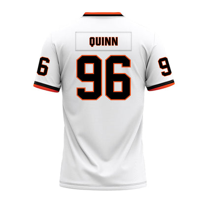 Oklahoma State - NCAA Football : Joey Quinn - White Premium Football Jersey-1