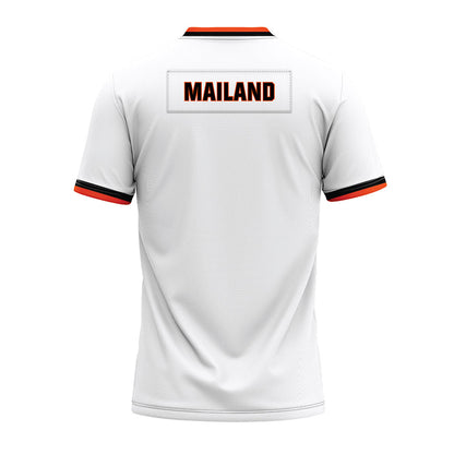 Oklahoma State - NCAA Football : Cooper Mailand - White Premium Football Jersey-1