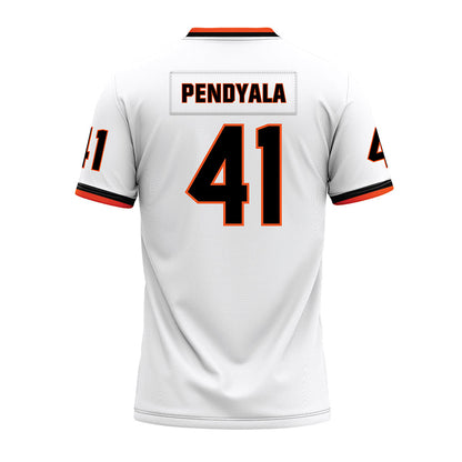 Oklahoma State - NCAA Football : Gabe Pendyala - White Premium Football Jersey-1