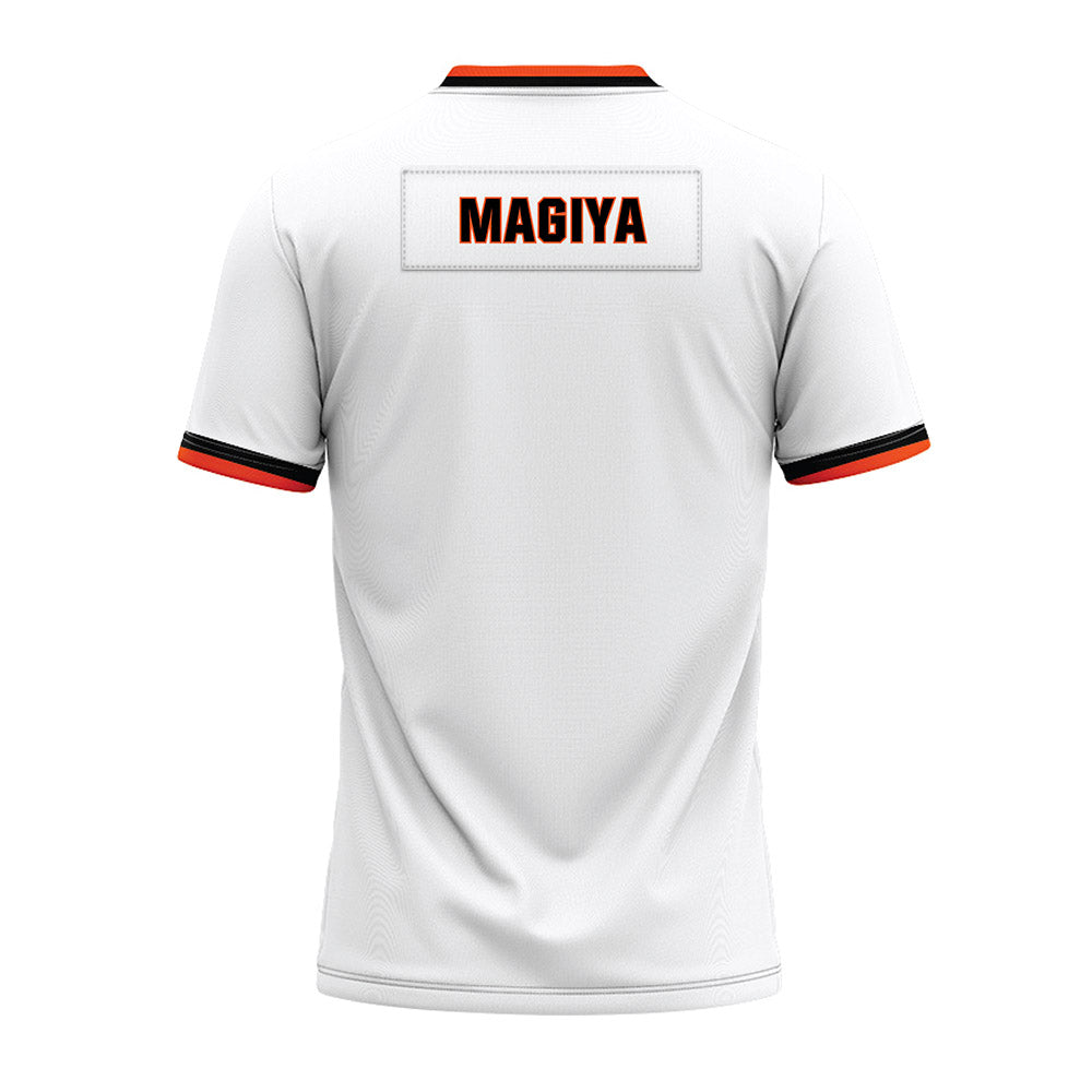 Oklahoma State - NCAA Football : Desmond Magiya - White Premium Football Jersey-1