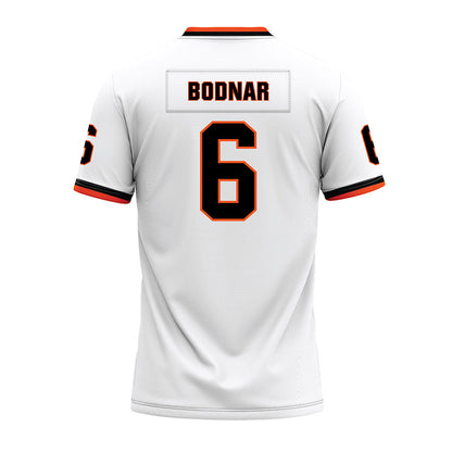 Oklahoma State - NCAA Football : Christian Bodnar - White Premium Football Jersey-1