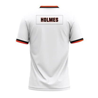 Oklahoma State - NCAA Football : Vincent Holmes - White Premium Football Jersey-1