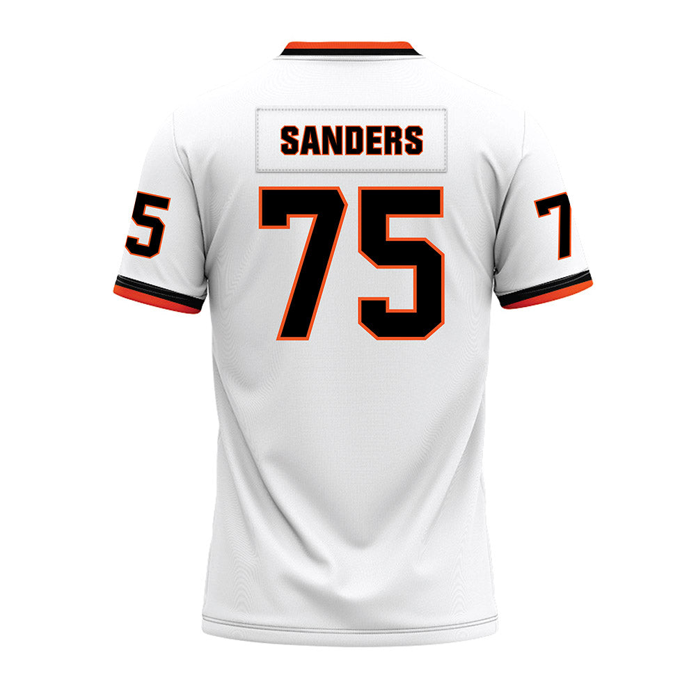 Oklahoma State - NCAA Football : Jakobe Sanders - White Premium Football Jersey