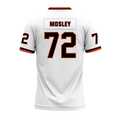 Oklahoma State - NCAA Football : ORyan Mosley - White Premium Football Jersey-1