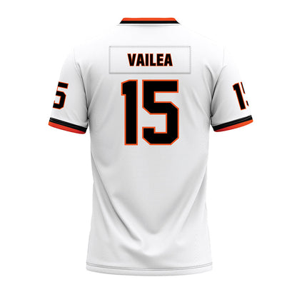 Oklahoma State - NCAA Football : Fatafehi Vailea - White Premium Football Jersey-1