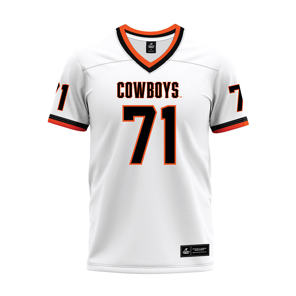 Oklahoma State - NCAA Football : Markell Samuel - White Premium Football Jersey-0
