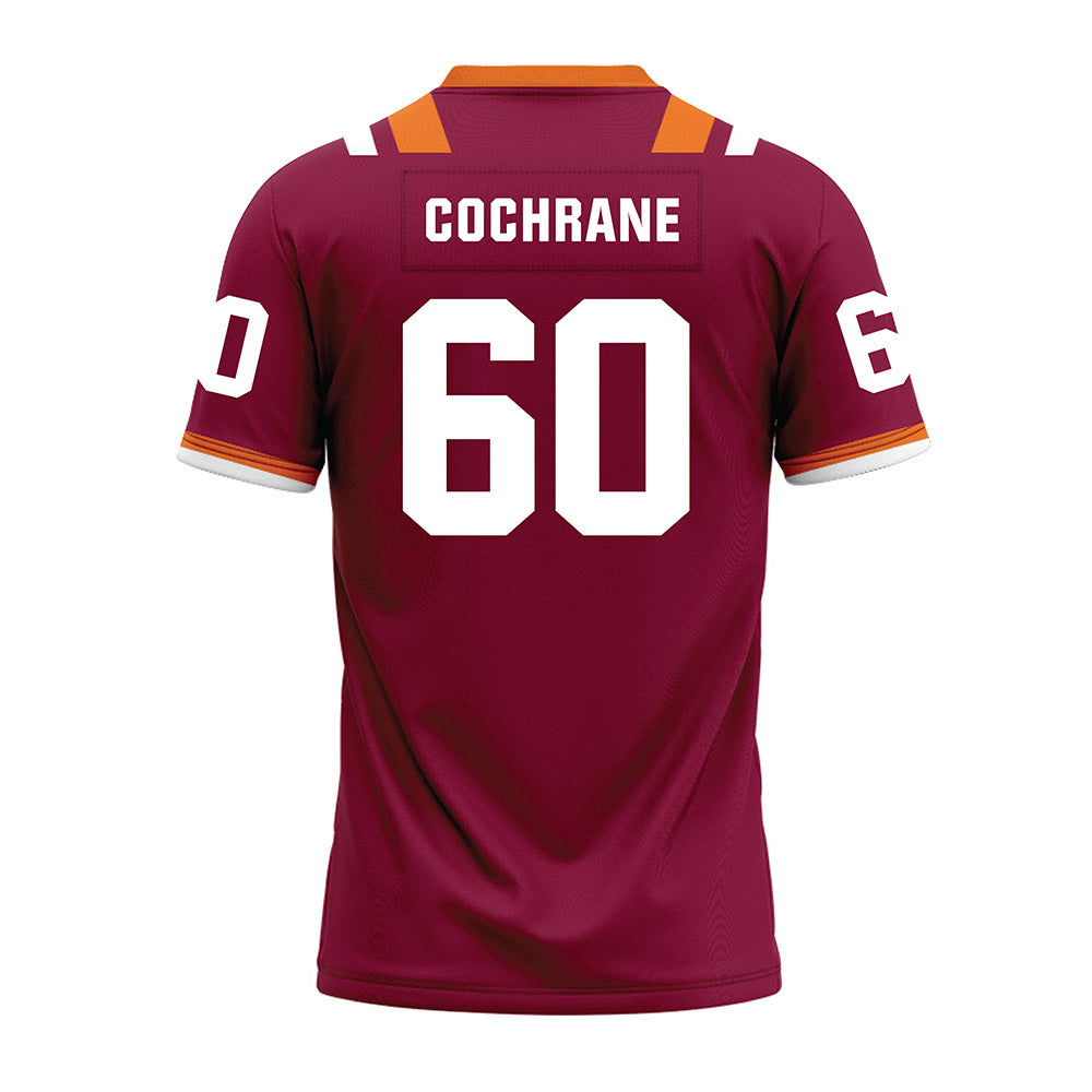 Virginia Tech - NCAA Football : Maddox Cochrane - Premium Football Jersey-1