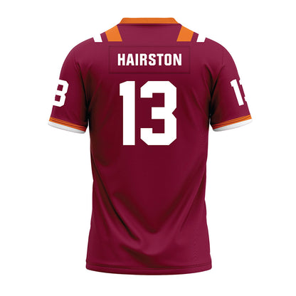 Virginia Tech - NCAA Football : Ja'Ricous Hairston - Premium Football Jersey-1