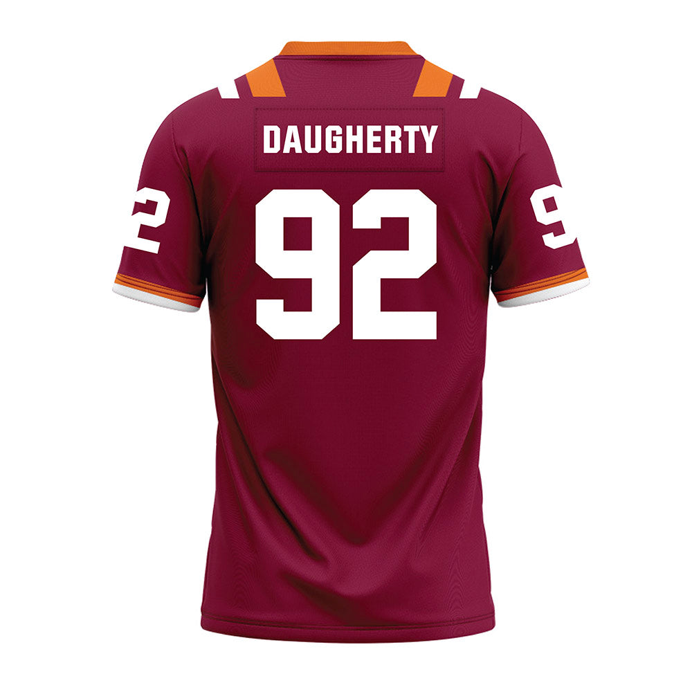 Virginia Tech - NCAA Football : Aiden Daugherty - Premium Football Jersey-1