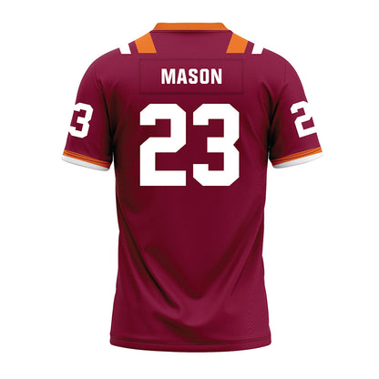 Virginia Tech - NCAA Football : Tyler Mason - Premium Football Jersey-1