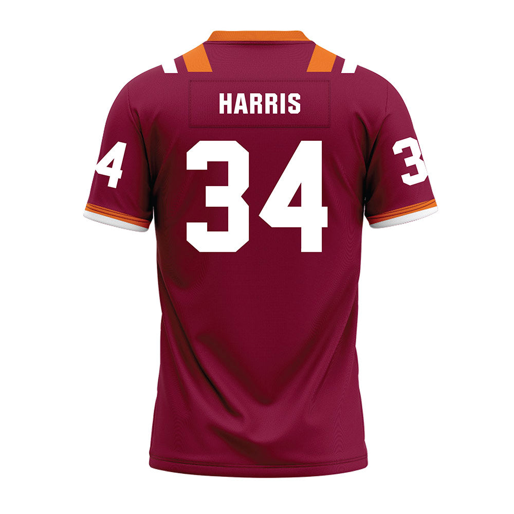 Virginia Tech - NCAA Football : Cortez Harris - Premium Football Jersey-1