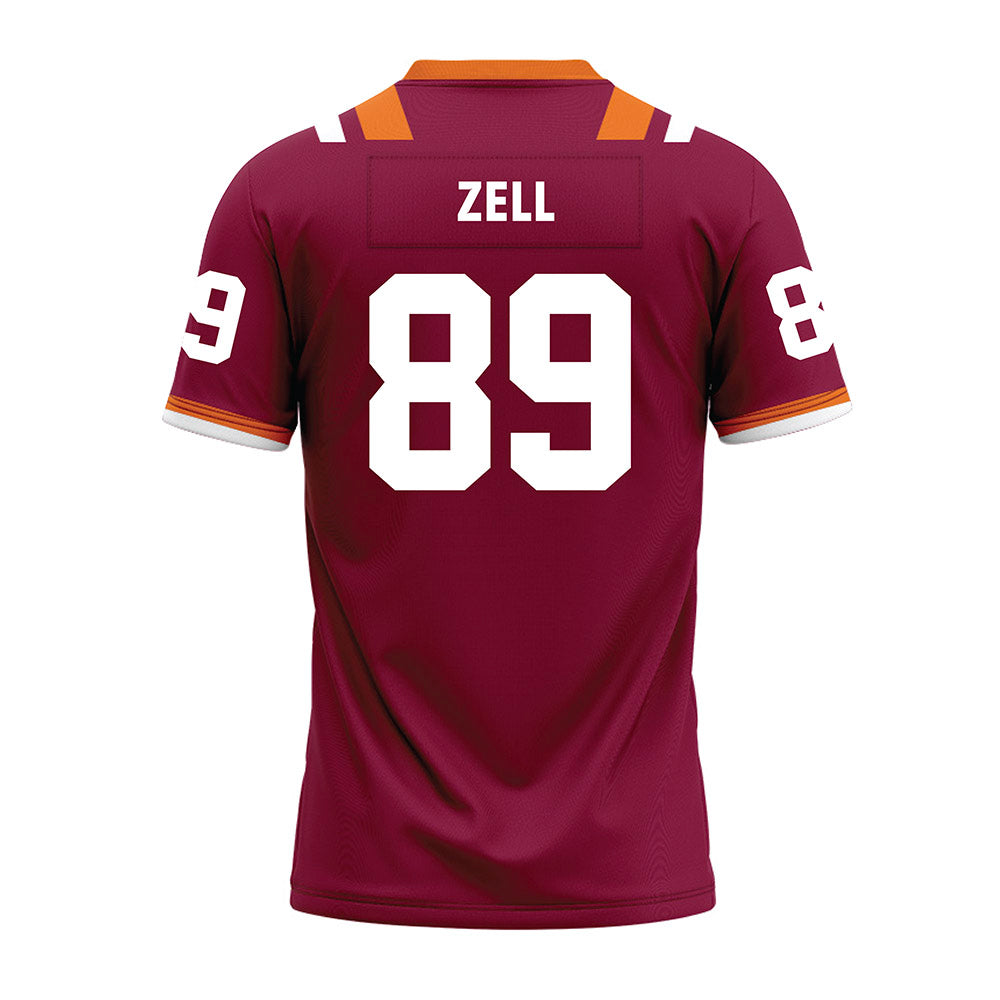 Virginia Tech - NCAA Football : Hudson Zell - Premium Football Jersey-1