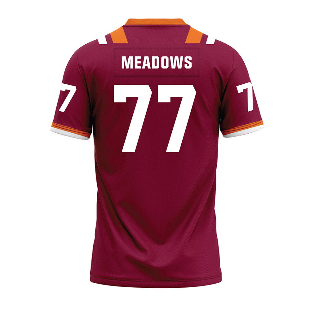 Virginia Tech - NCAA Football : Brody Meadows - Premium Football Jersey-1