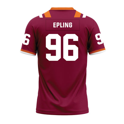 Virginia Tech - NCAA Football : Christian Epling - Premium Football Jersey-1
