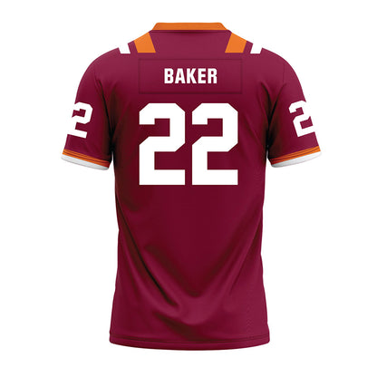 Virginia Tech - NCAA Football : Bryce Baker - Premium Football Jersey-1