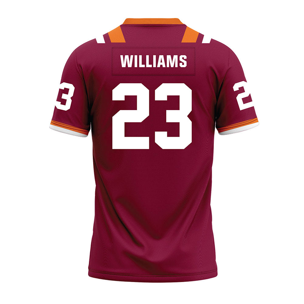 Virginia Tech - NCAA Football : Thomas Williams - Premium Football Jersey-1