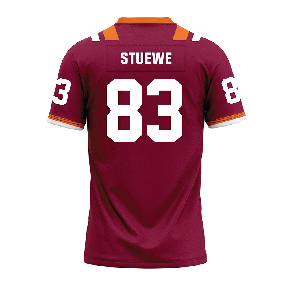 Virginia Tech - NCAA Football : Luke Stuewe - Premium Football Jersey-1