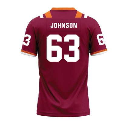 Virginia Tech - NCAA Football : Kamren Johnson - Premium Football Jersey-1
