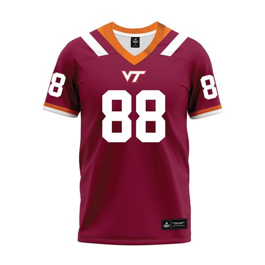Virginia Tech - NCAA Football : Christian Evans - Premium Football Jersey-0