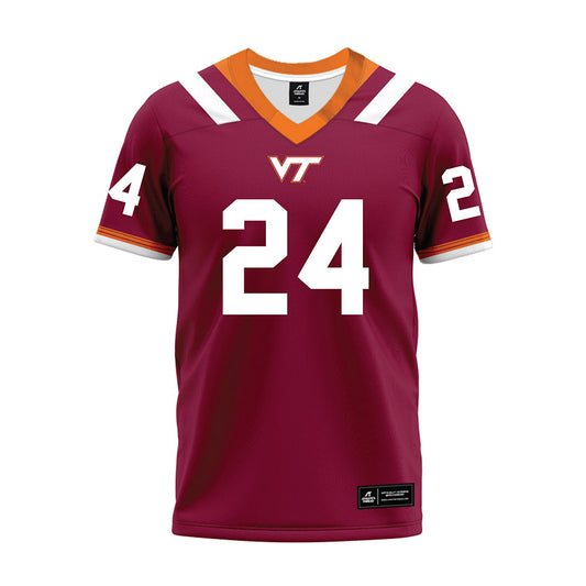 Virginia Tech - NCAA Football : Tyrell Grant Jr. - Premium Football Jersey-0