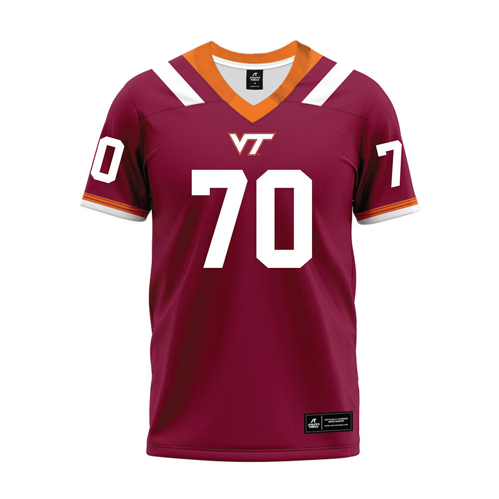 Virginia Tech - NCAA Football : Logan Howland - Premium Football Jersey-0
