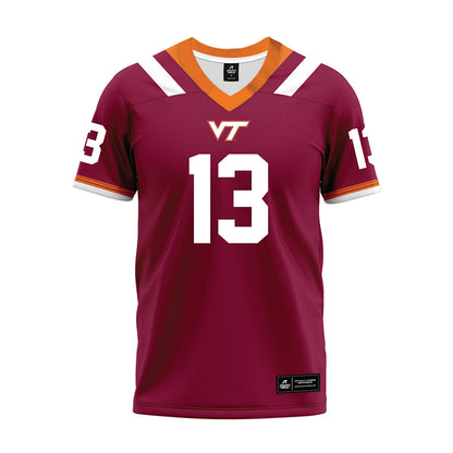 Virginia Tech - NCAA Football : Ja'Ricous Hairston - Premium Football Jersey-0