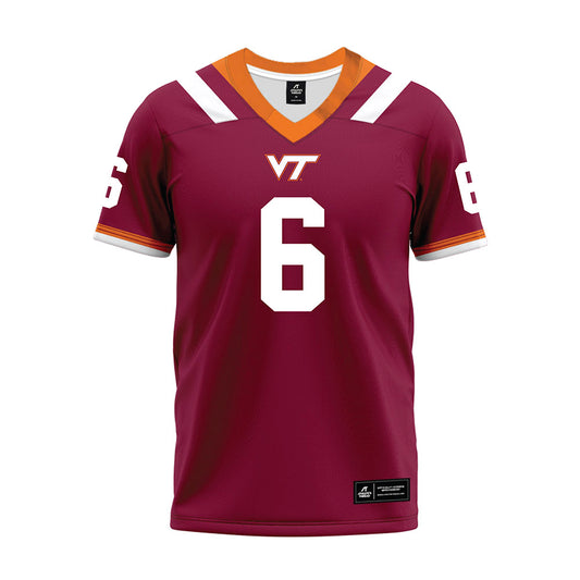Virginia Tech - NCAA Football : Keylen Adams - Premium Football Jersey-0