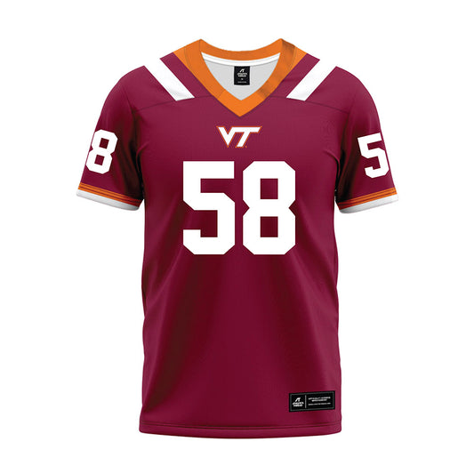 Virginia Tech - NCAA Football : Roseby Lubintus - Premium Football Jersey-0