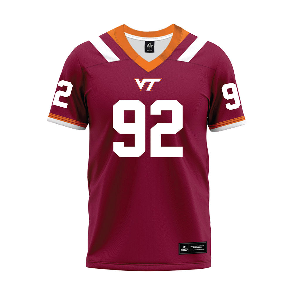 Virginia Tech - NCAA Football : Aiden Daugherty - Premium Football Jersey-0
