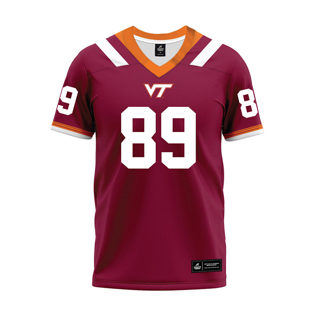Virginia Tech - NCAA Football : Hudson Zell - Premium Football Jersey-0