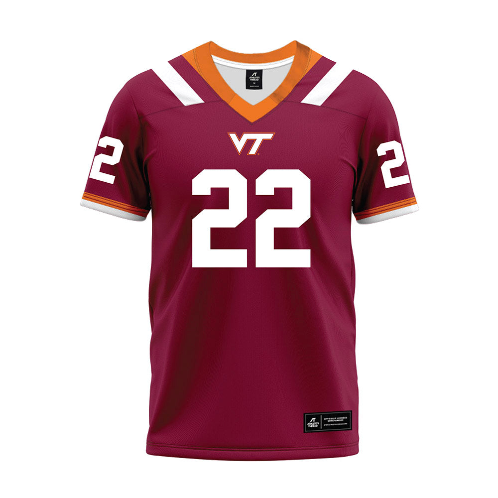 Virginia Tech - NCAA Football : Bryce Baker - Premium Football Jersey-0