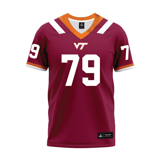 Virginia Tech - NCAA Football : Johnny Garrett - Premium Football Jersey-0