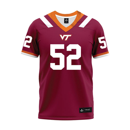 Virginia Tech - NCAA Football : Buddy Wegdam - Premium Football Jersey-0