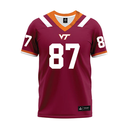 Virginia Tech - NCAA Football : Harrison Saint Germain - Premium Football Jersey-0