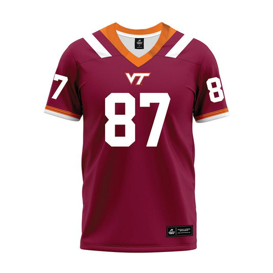 Virginia Tech - NCAA Football : Harrison Saint Germain - Premium Football Jersey-0