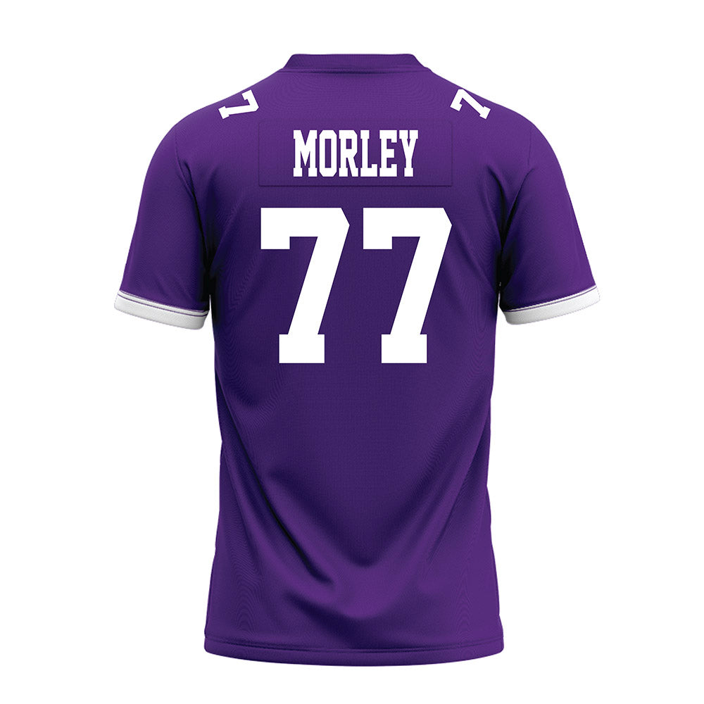 Kansas State - NCAA Football : Tanner Morley - Purple Premium Football Jersey-1