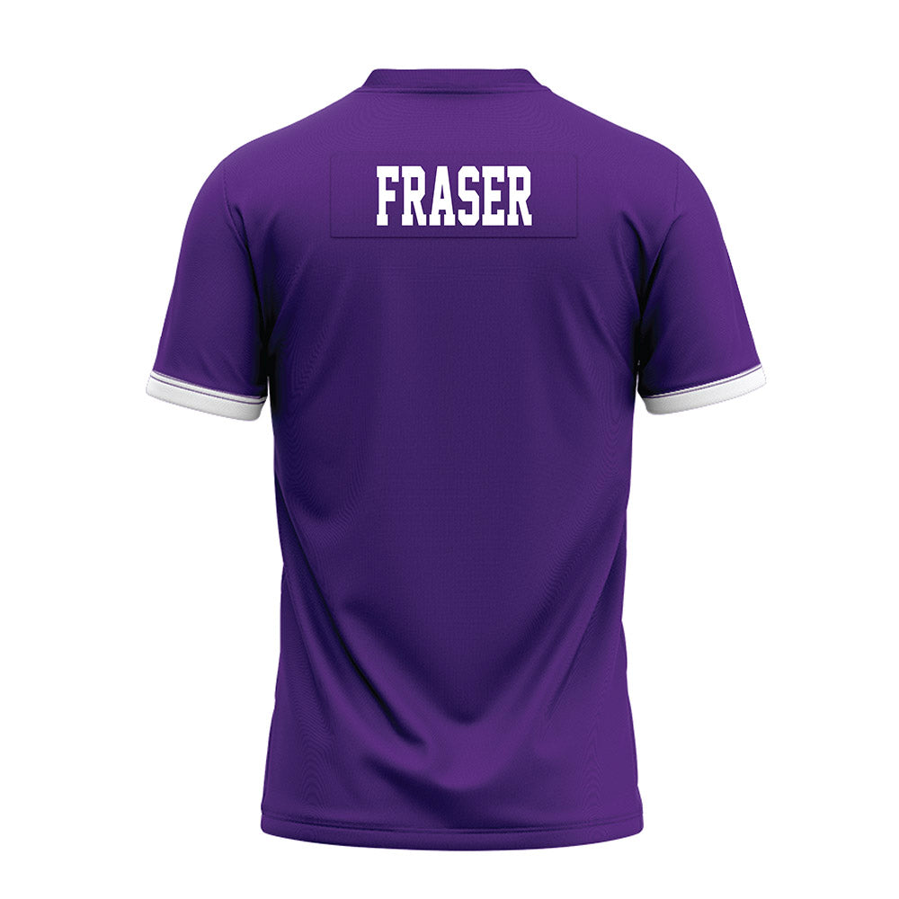 Kansas State - NCAA Football : Bennett Fraser - Purple Premium Football Jersey-1