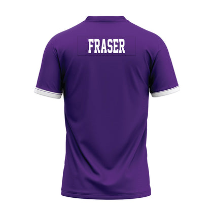 Kansas State - NCAA Football : Bennett Fraser - Purple Premium Football Jersey-1