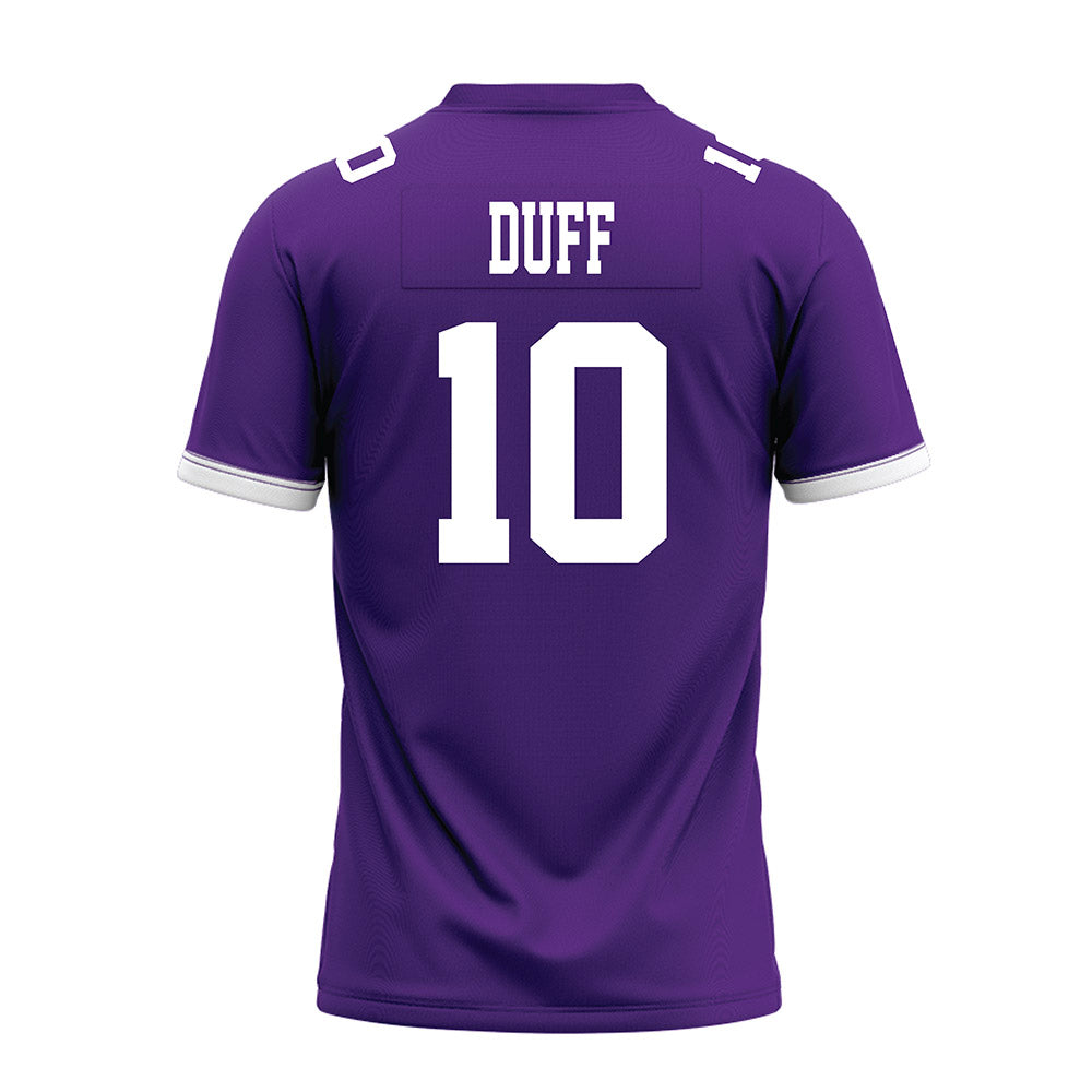 Kansas State - NCAA Football : Dillon Duff - Purple Premium Football Jersey-1