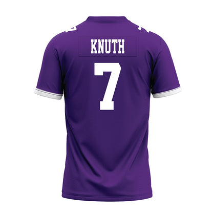 Kansas State - NCAA Football : Jacob Knuth - Purple Premium Football Jersey