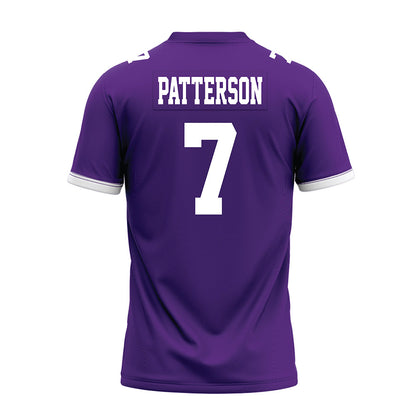 Kansas State - NCAA Football : Kaleb Patterson - Purple Premium Football Jersey-1
