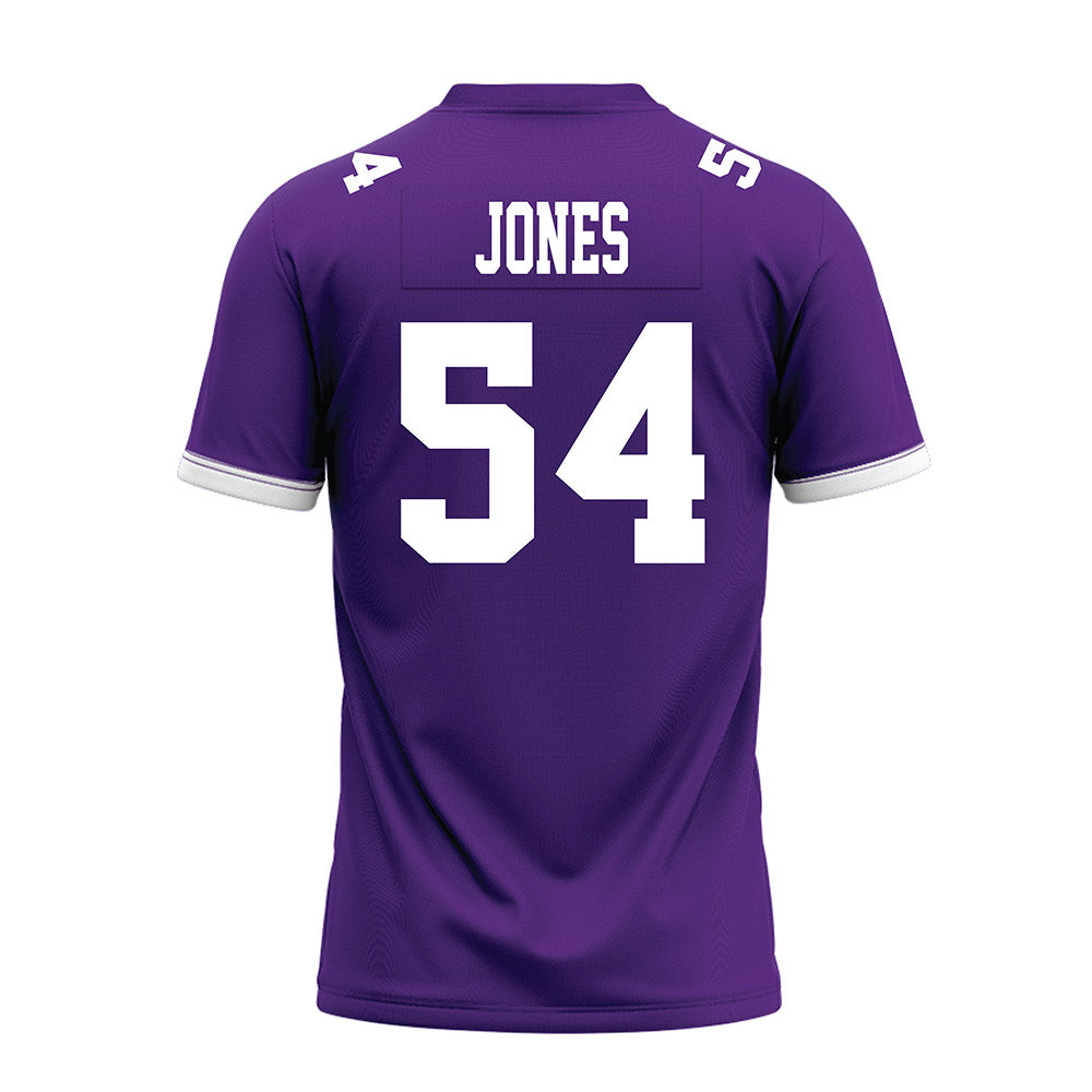 Kansas State - NCAA Football : Keiton Jones - Purple Premium Football Jersey-1