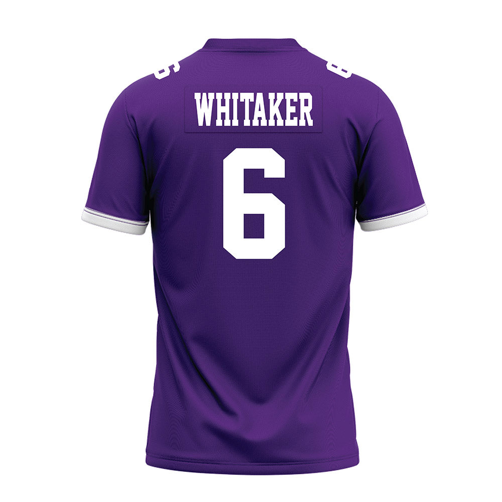 Kansas State - NCAA Football : Darien Whitaker - Purple Premium Football Jersey-1